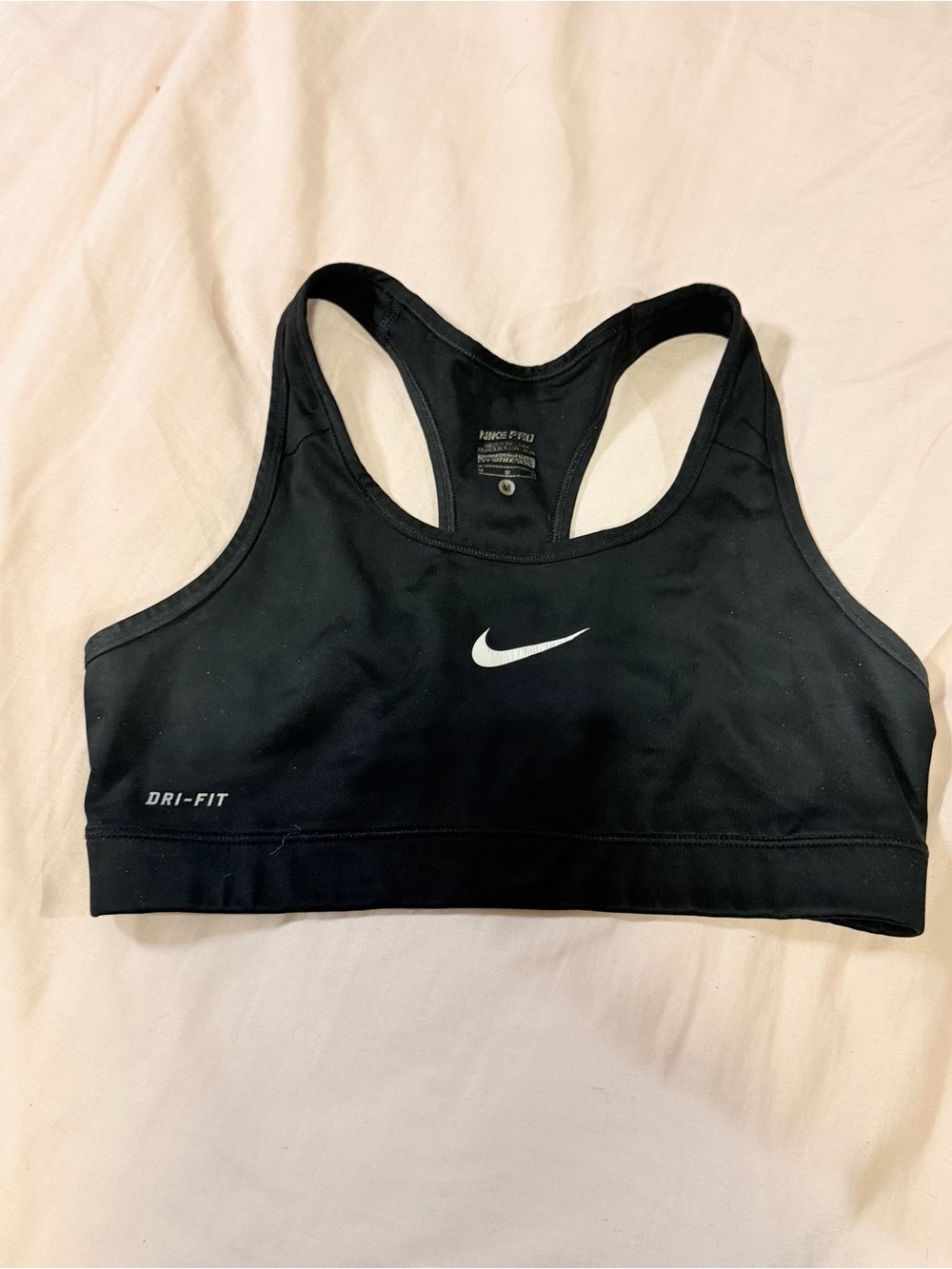 Nike Dri-FIT Black Racerback Sports Bra